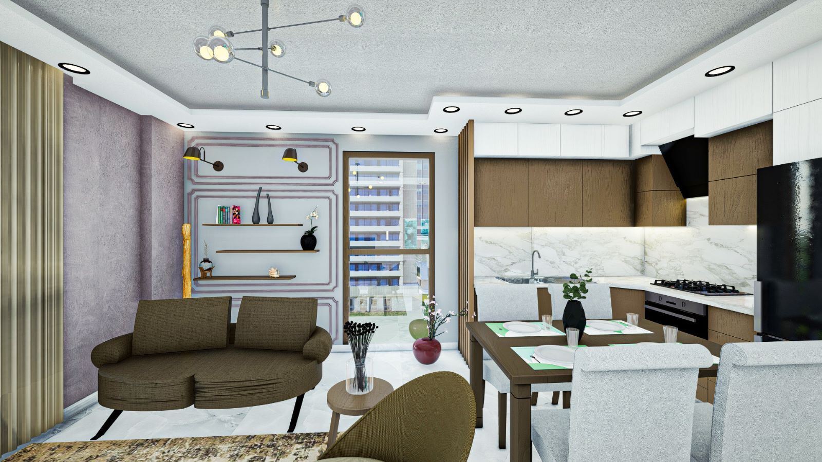 ERDEMLİKOMİSYONSUZ 1+1 SATILIK DAİRE ERDEML resmi